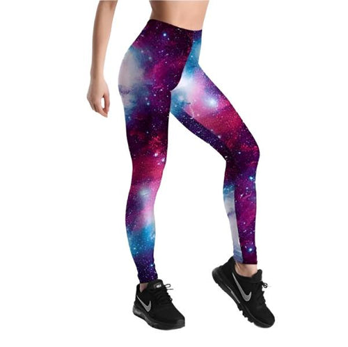Cosmic Wonder Active Leggings | Galactic Print Leggings
