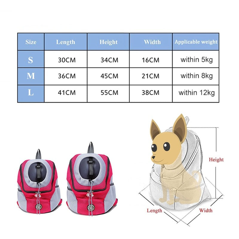 Cozy Adventure Pet Backpack | Breathable Mesh Design for Hiking and Travel