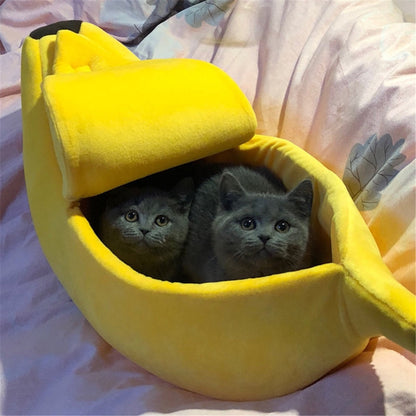 Cozy Banana Pet Bed | Fun & Comfortable Pet Retreat