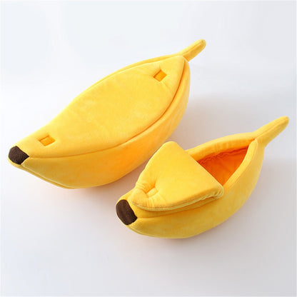 Cozy Banana Pet Bed | Fun & Comfortable Pet Retreat