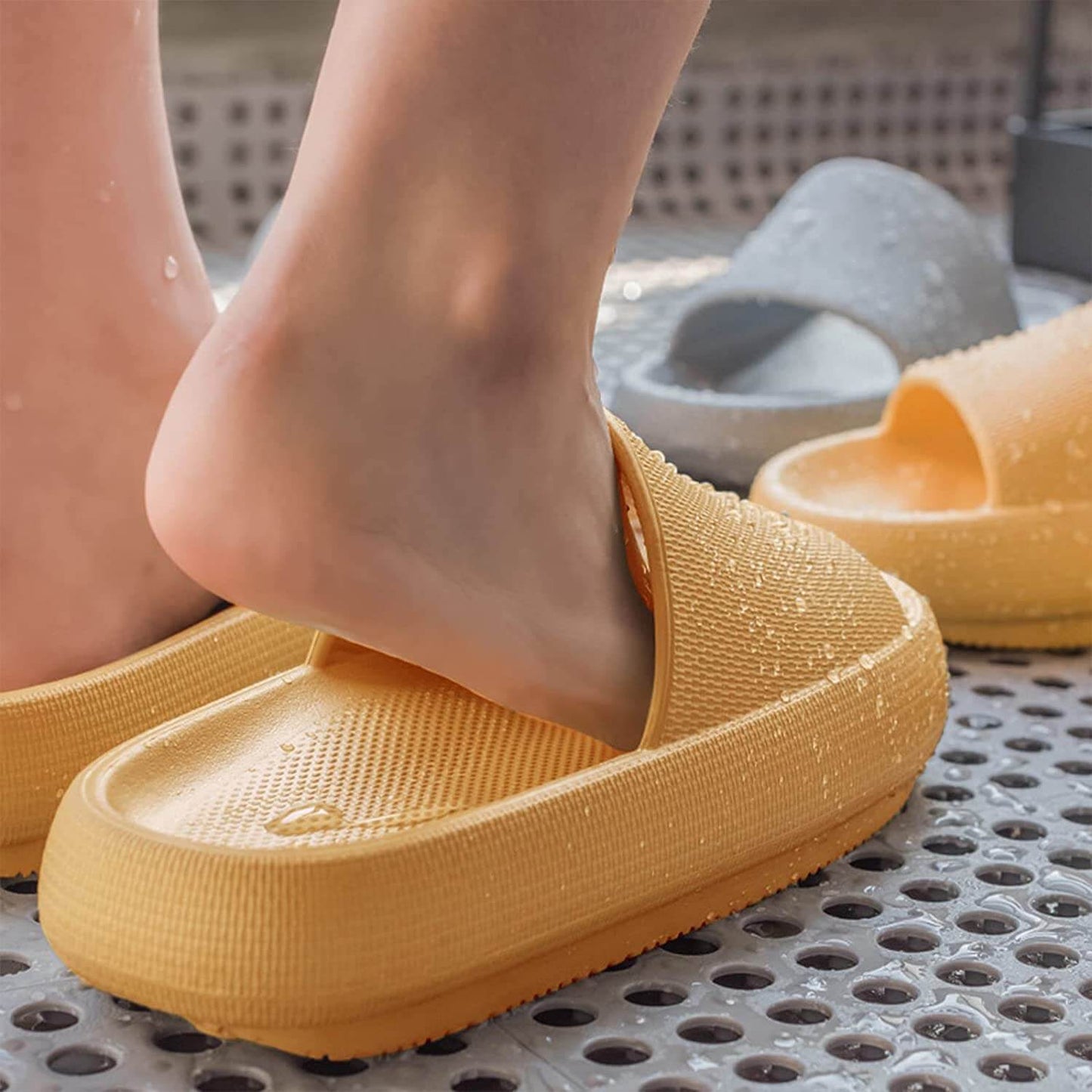Cozy Cloud Slides | Cushioned Comfort & Vibrant Color