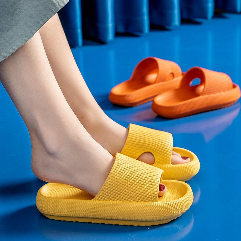Cozy Cloud Slides | Cushioned Comfort & Vibrant Color