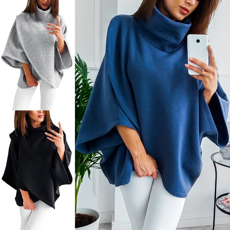Cozy Fleece Poncho | Elegant Warmth Poncho