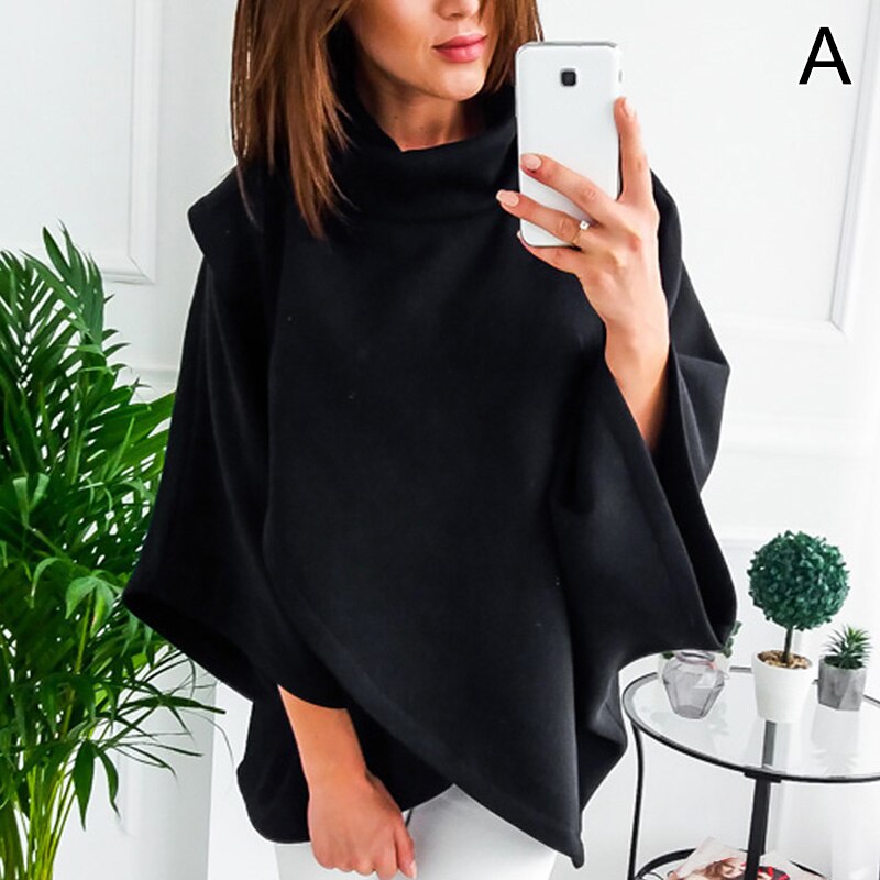 Cozy Fleece Poncho | Elegant Warmth Poncho
