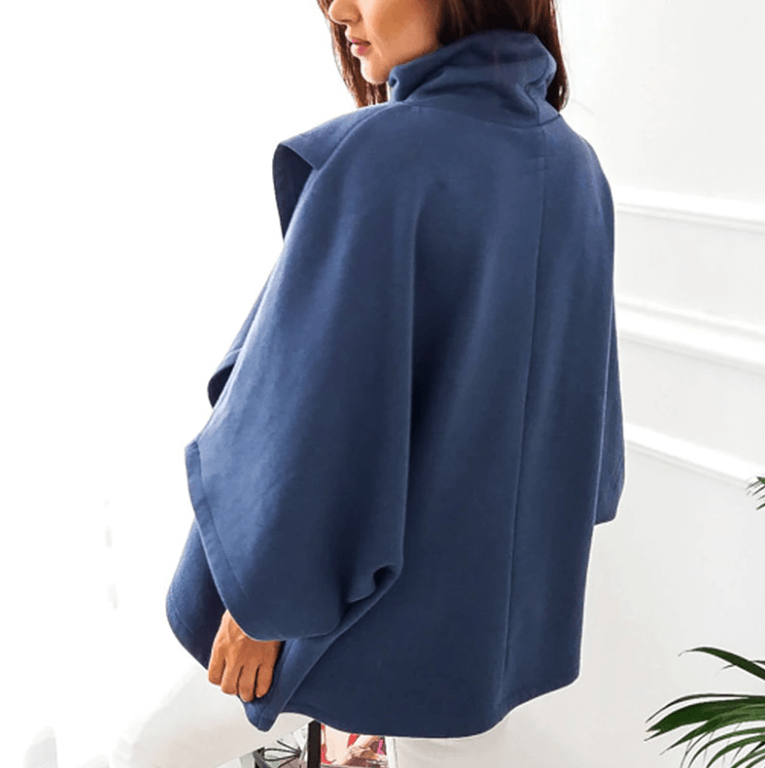 Cozy Fleece Poncho | Elegant Warmth Poncho
