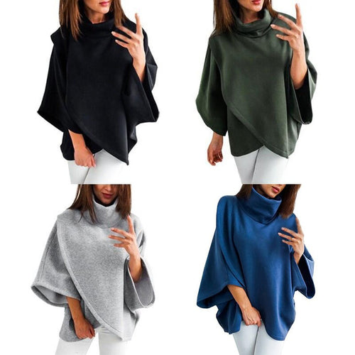 Cozy Fleece Poncho | Elegant Warmth Poncho