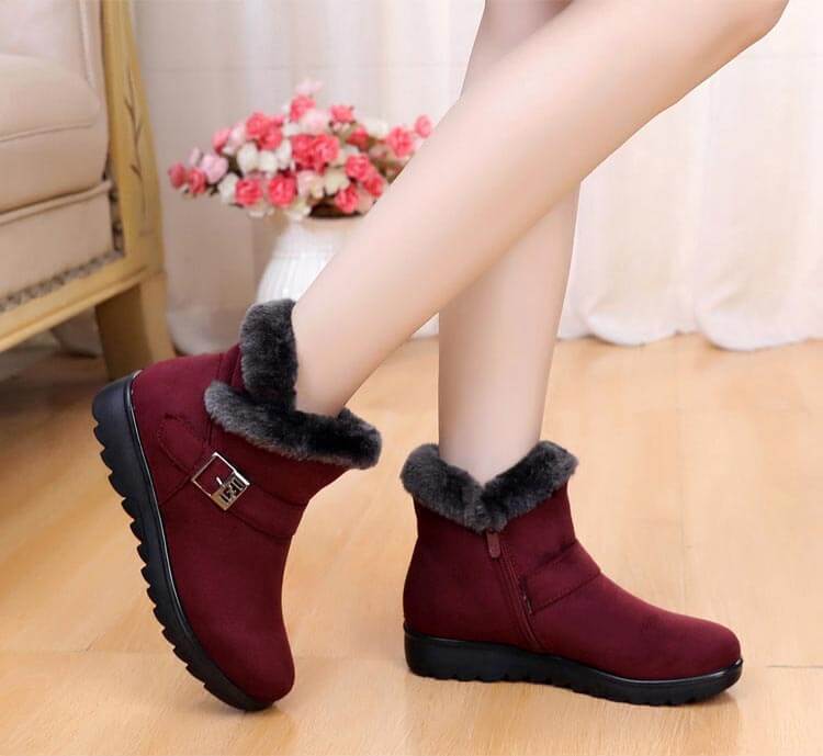 Cozy Fur-Lined Boots | Non-Slip Winter Comfort