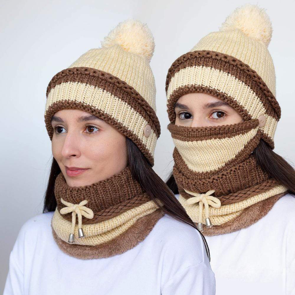 Cozy Knit Winter Set | Warm Winter Accessories & Versatile Wear