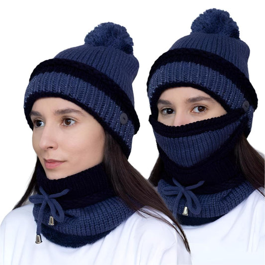 Cozy Knit Winter Set | Warm Winter Accessories & Versatile Wear