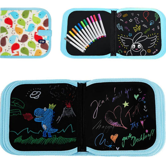 Creative Kids Drawing Kit | Waterproof and Reusable Kids Art Kit