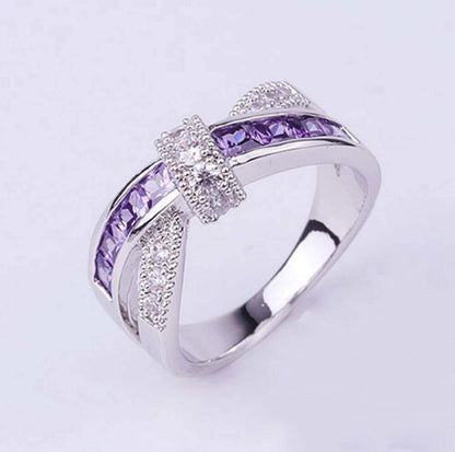Crystal Elegance Ring | Multi-Color Glamour Gemstone