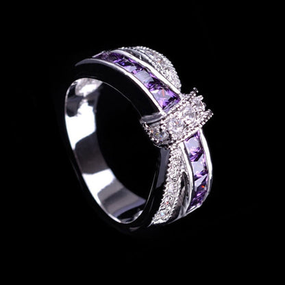 Crystal Elegance Ring | Multi-Color Glamour Gemstone