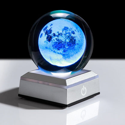 Crystal Galaxy Globe Lamp | Illuminating Wonder