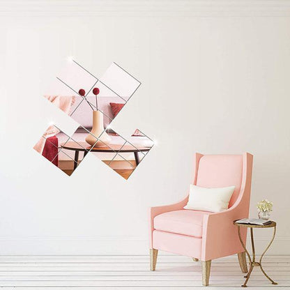 DIY Mirror Wall Stickers | Customizable Mirror Design