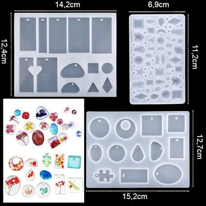 DIY Resin Casting Kit | Versatile Molds & Crafting Tools