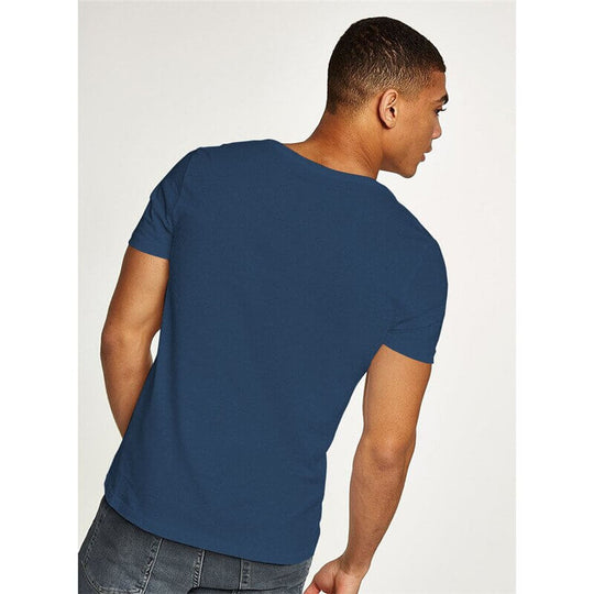 Deep V-Neck Men's T-Shirt | Stylish Comfort with Modern Men's Fashion