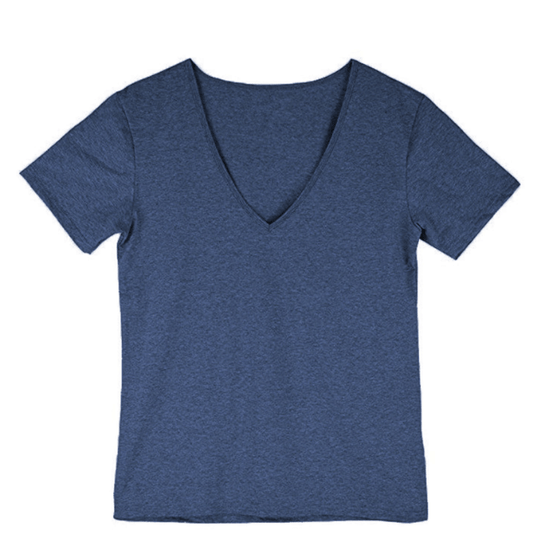 Deep V-Neck Men's T-Shirt | Stylish Comfort with Modern Men's Fashion