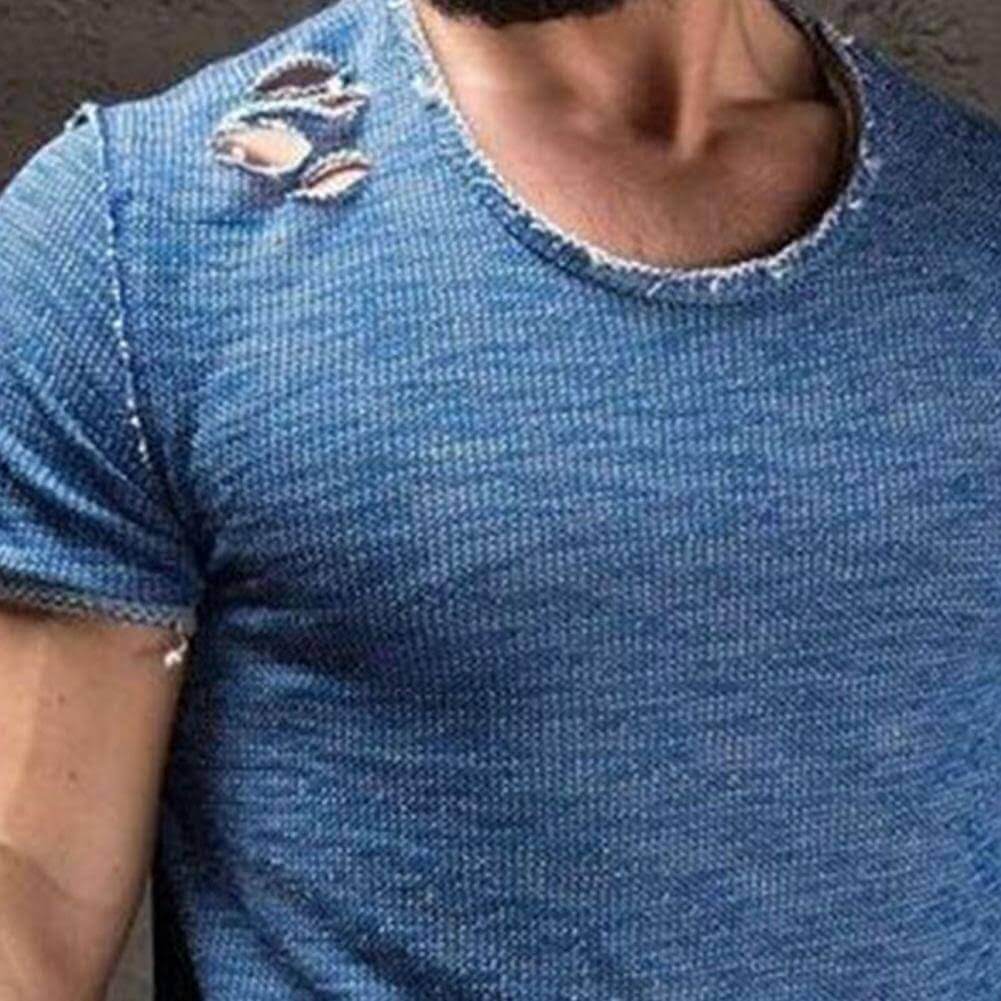 Distressed Men's T-Shirt | Vintage Style | Edgy Men's Streetwear