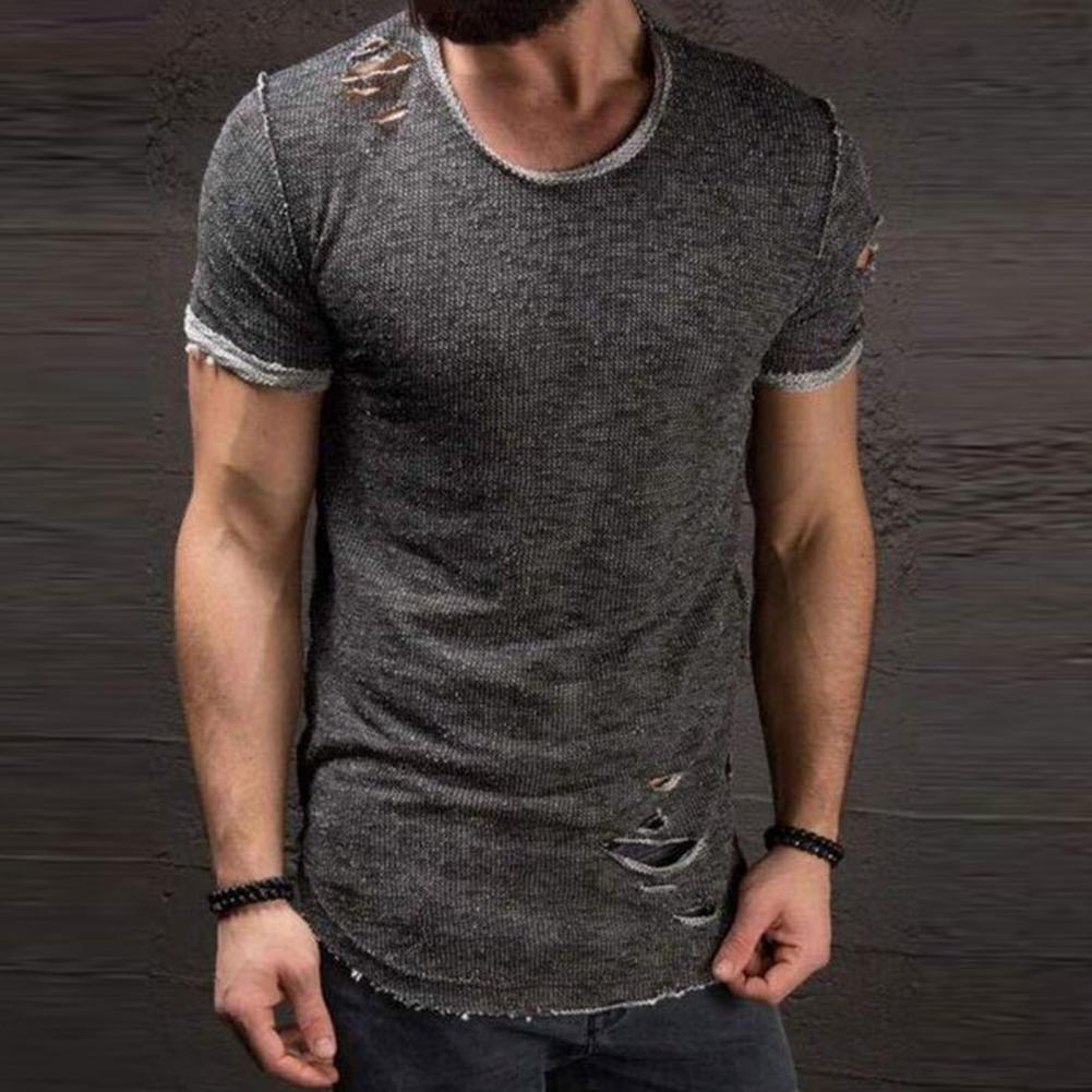 Distressed Men's T-Shirt | Vintage Style | Edgy Men's Streetwear