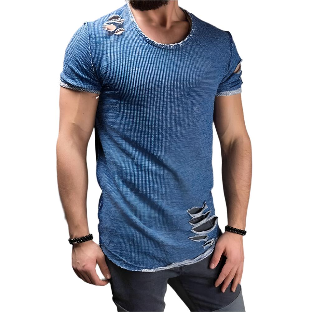 Distressed Men's T-Shirt | Vintage Style | Edgy Men's Streetwear