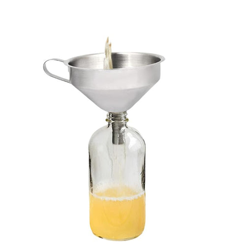Durable Stainless Steel Kitchen Funnel Set | Detachable Filter Funnel