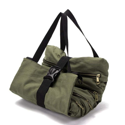 Durable Tactical Tool Organizer | Multi-Compartment Roll-Up Tool Bag Design