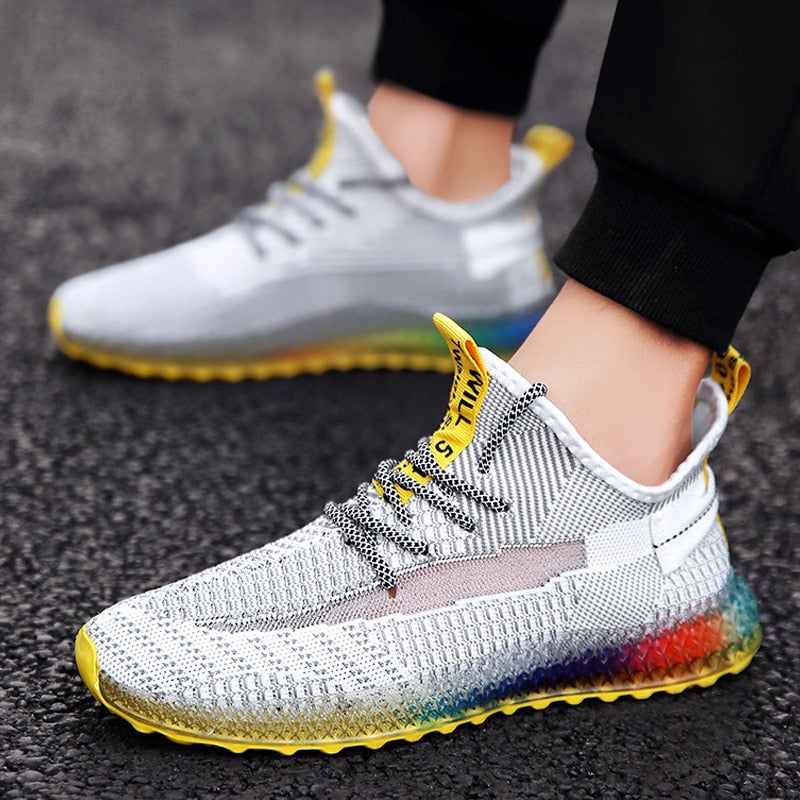 Dynamic Sport Sneakers | Vibrant Sole Design