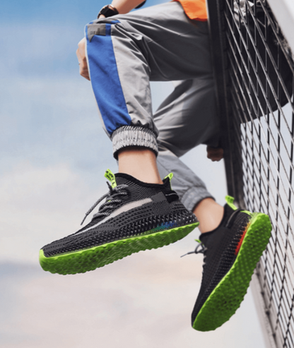 Dynamic Sport Sneakers | Vibrant Sole Design