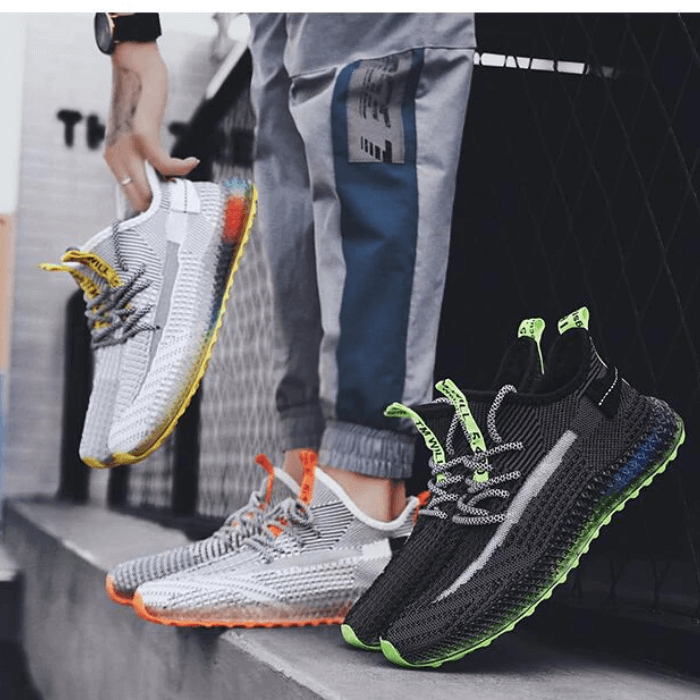 Dynamic Sport Sneakers | Vibrant Sole Design