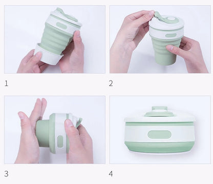 Eco-Friendly Collapsible Travel Cup | Space-Saving & Sustainable Travel Mug