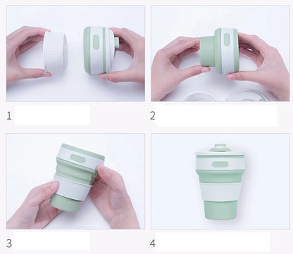 Eco-Friendly Collapsible Travel Cup | Space-Saving & Sustainable Travel Mug