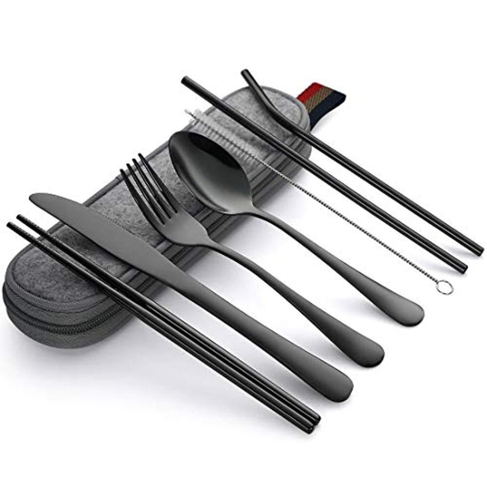 Eco-Friendly Travel Cutlery Set | Durable Stainless Steel Travel Essentials