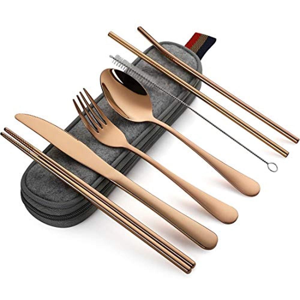 Eco-Friendly Travel Cutlery Set | Durable Stainless Steel Travel Essentials