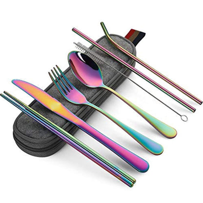 Eco-Friendly Travel Cutlery Set | Durable Stainless Steel Travel Essentials