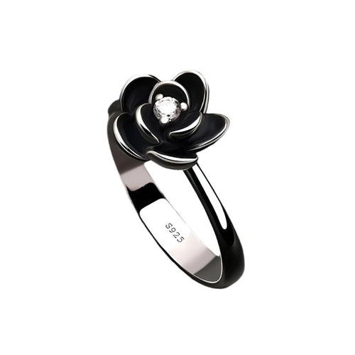 Elegance Rose Ring | 925 Sterling Silver Floral Design