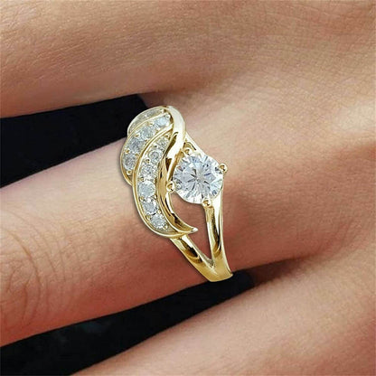 Elegant Crystal Ring | Adjustable Crystal Accented Ring