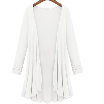 Elegant Draped Open-Front Cardigan | Timeless Design & Versatile Comfort