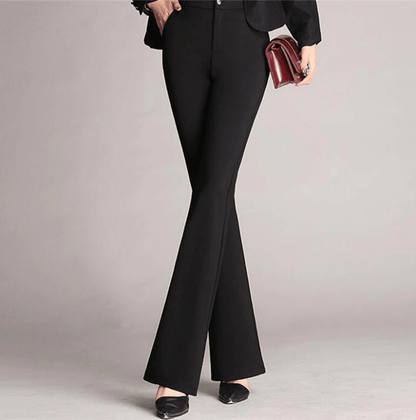 Elegant Flared Women's Trousers | Comfortable Fit and High-Quality Fabric