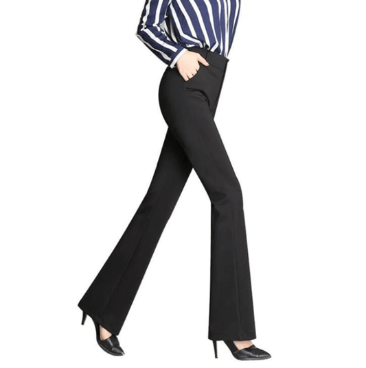 Elegant Flared Women's Trousers | Comfortable Fit and High-Quality Fabric
