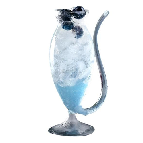 Elegant Glass Sipware | Unique Curved Design for a Sophisticated Beverage Experience