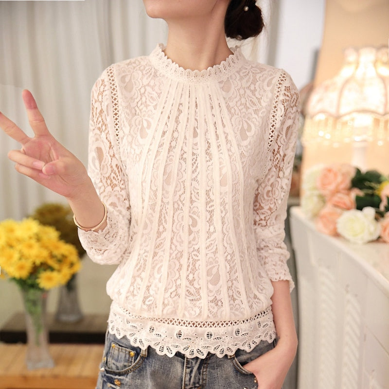 Elegant Lace Blouse | Timeless Feminine Design