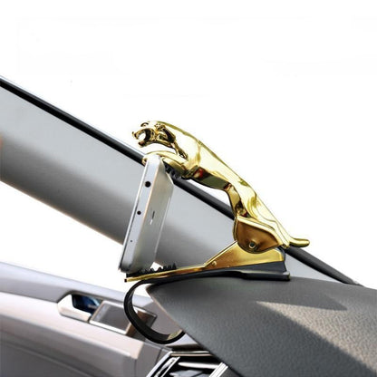 Elegant Panther Car Phone Holder | Luxurious Car Accessories
