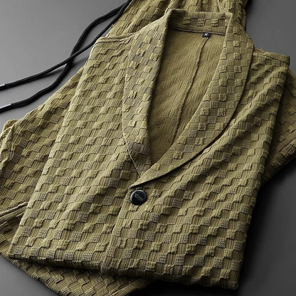 Elegant Textured Lounge Set | Sophisticated Breathable Comfort