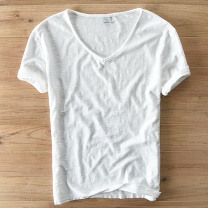 Essential V-Neck T-Shirts | Premium Soft Cotton Blend