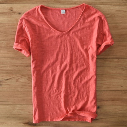 Essential V-Neck T-Shirts | Premium Soft Cotton Blend