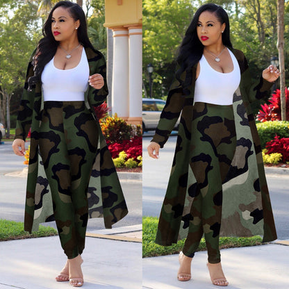 Fashion-Forward Women's Cardigan & Pants Set | Vibrant Patterns