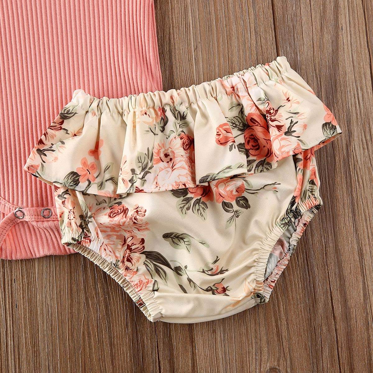 Floral Baby Bodysuit Set | Soft | Stylish & Adorable Outfit