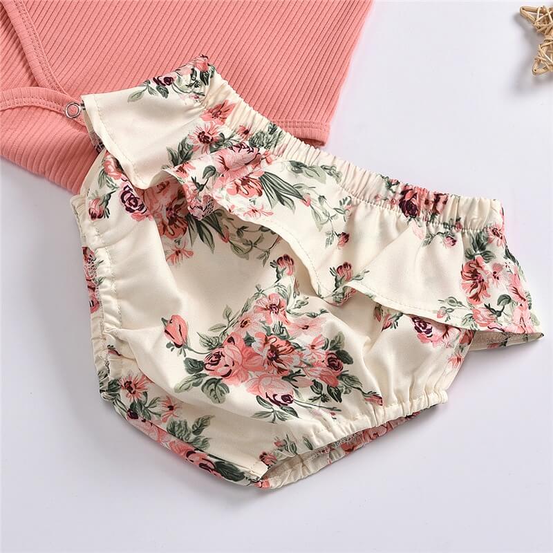 Floral Baby Bodysuit Set | Soft | Stylish & Adorable Outfit