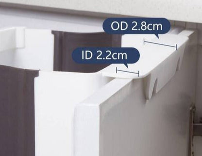 Folding Kitchen Waste Bin | Space-Saving Kitchen Bin