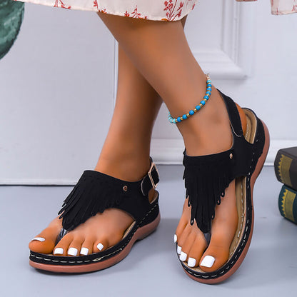 Fringe Style Sandals | Comfortable | Chic & Bohemian Design